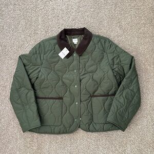 NWT JCrew Quilted Barn Jacket